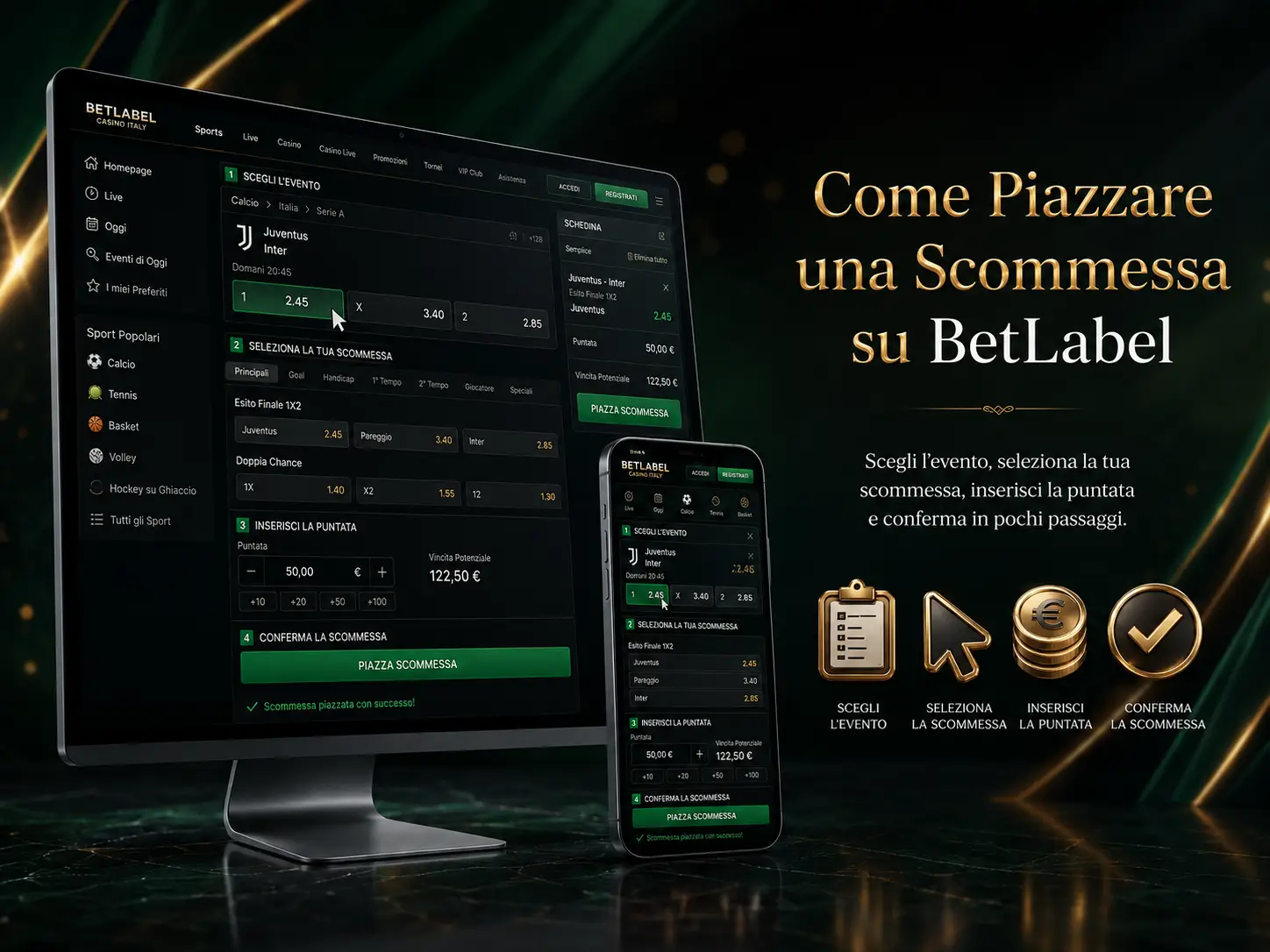 Giochi da tavolo e live casino